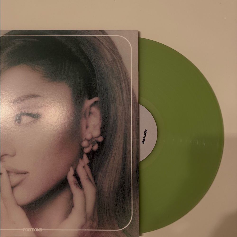 Ariana Grande positions limited edition green vinyl